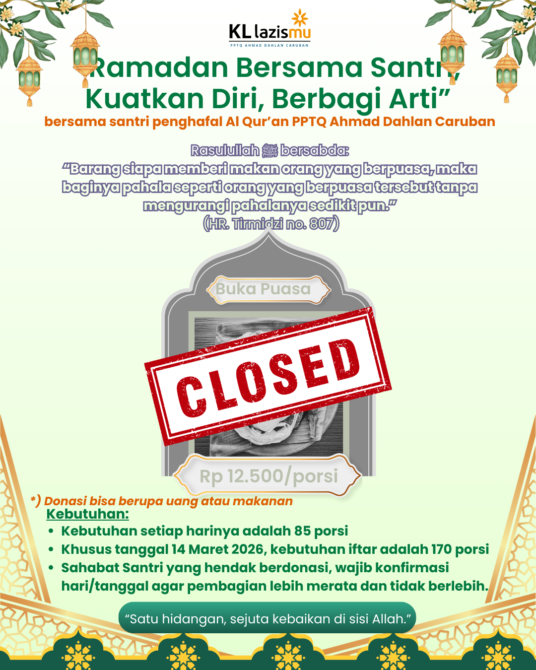 Sempurnakan Ibadah Mereka